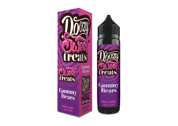 Gummy Bears Doozy Sweet Treats 50ml Shortfill & Box Large