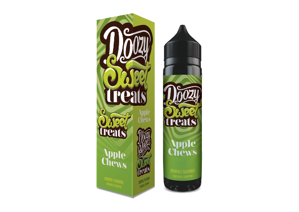 Apple Chews Doozy Sweet Treats 50ml Shortfill & Box Large